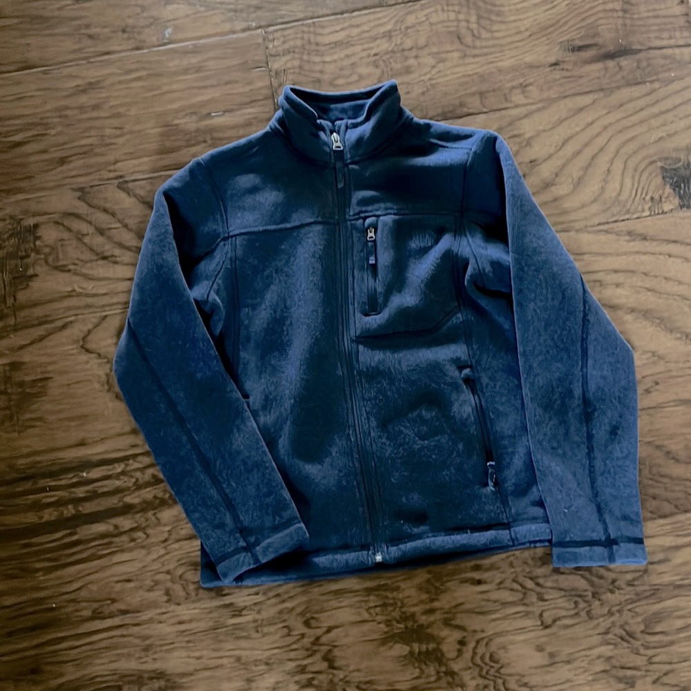 North face boys zip up jacket